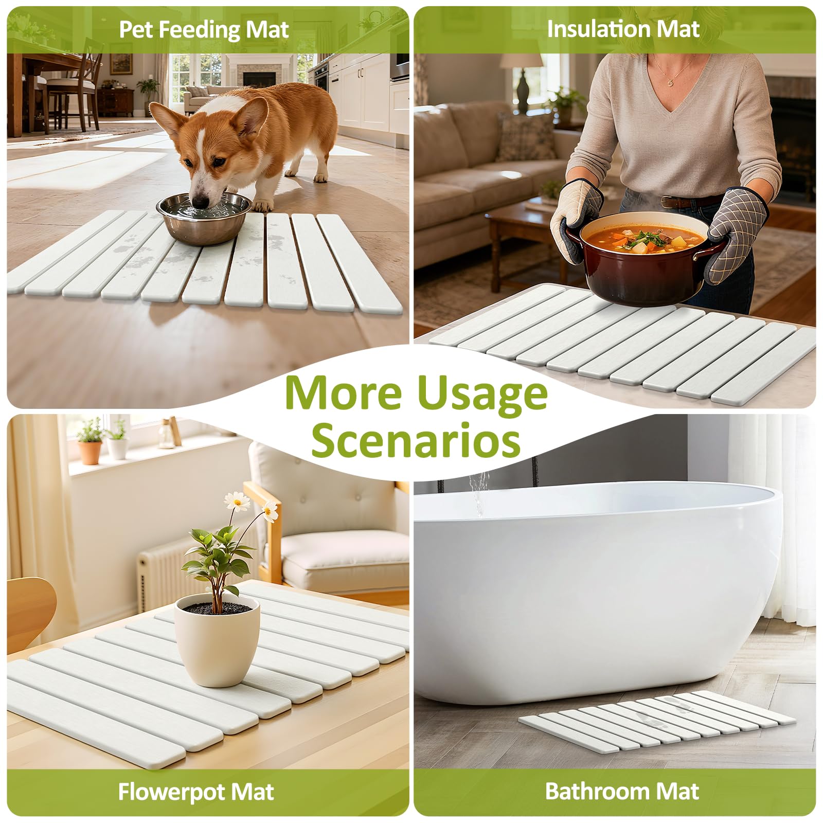 DK177 versatile mat used in bathroom or as plant tray