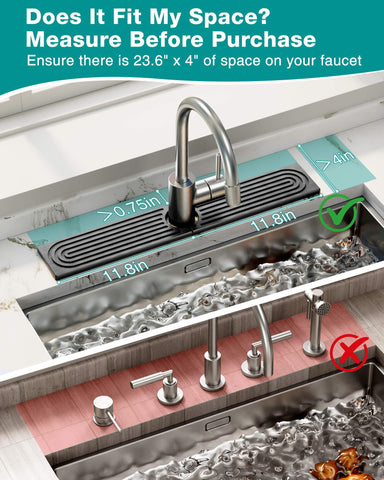 DK177 stone mat kitchen sink organizer tray keeps brushes and soaps organized.