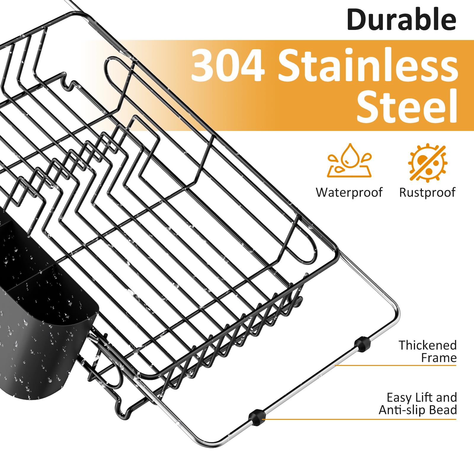 DLDSHI easy-install rack requires no drilling or tools for quick setup