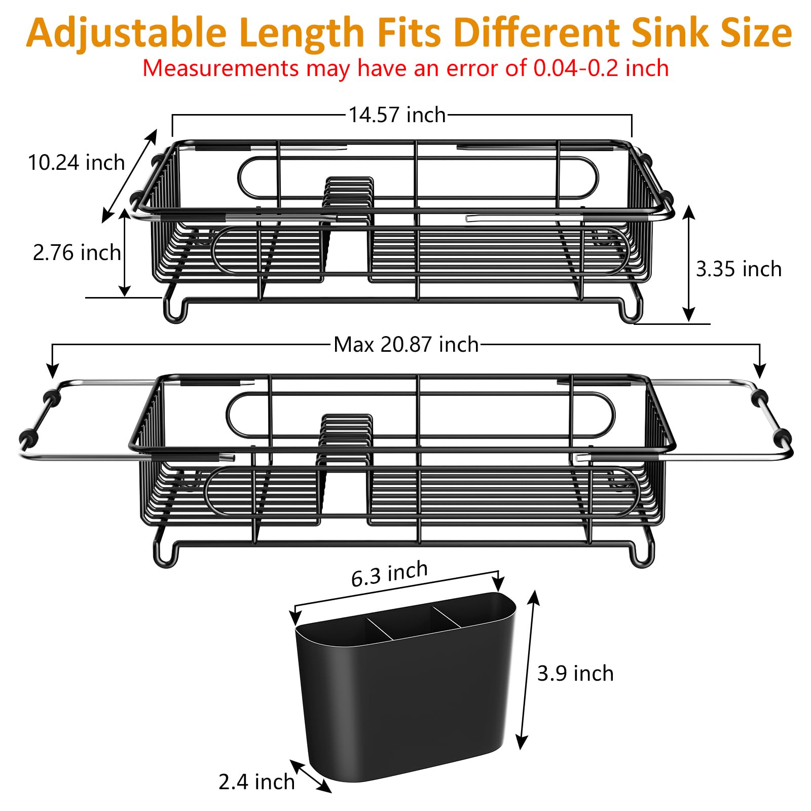 DLDSHI rust-proof stainless steel construction resists corrosion in humid kitchens