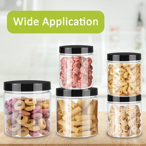 Dlerom transparent design simplifies pantry organization.