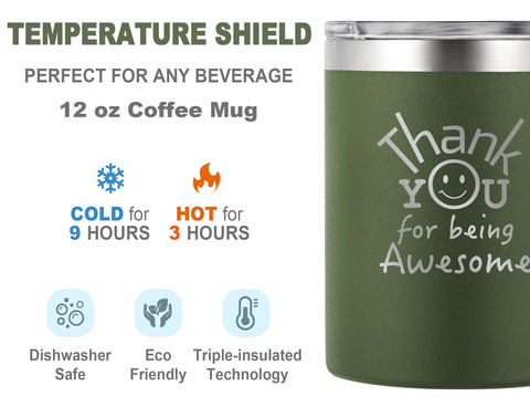 DLOCCOLD BPA-free lid with silicone gasket ensures spill resistance during travel
