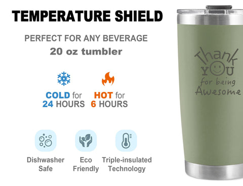 DLOCCOLD Thank You Tumbler makes a thoughtful gift for coworkers