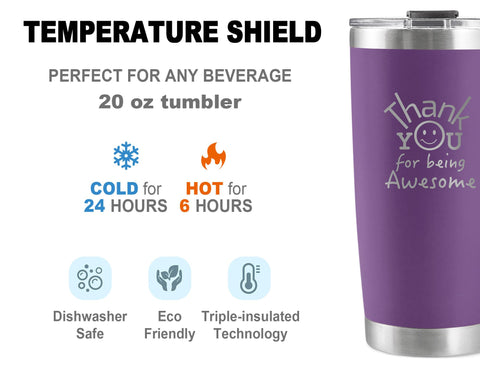 DLOCCOLD tumbler with leak-proof lid and straw for on-the-go use