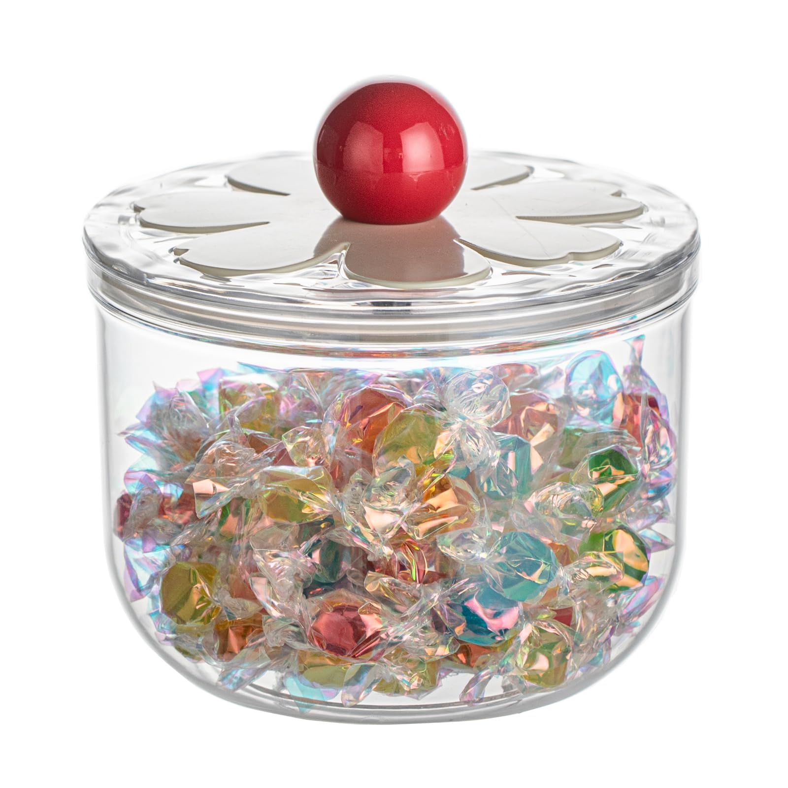 DLRDLR 30oz candy dish with clear view keeps treats visible and fresh.