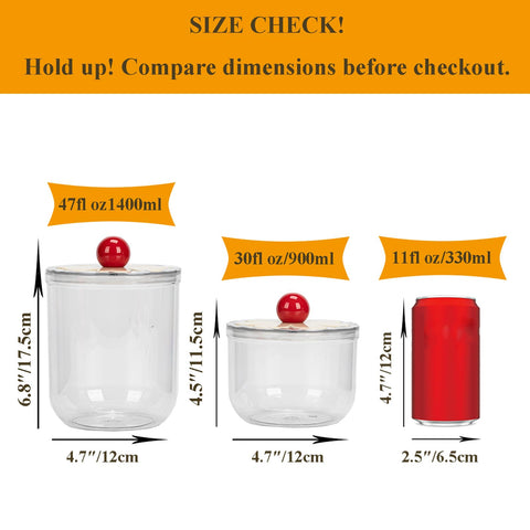 DLRDLR airtight lid seals freshness and protects desk snacks from dust.