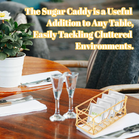 DLUGOPIS compact sugar holder saves counter space.
