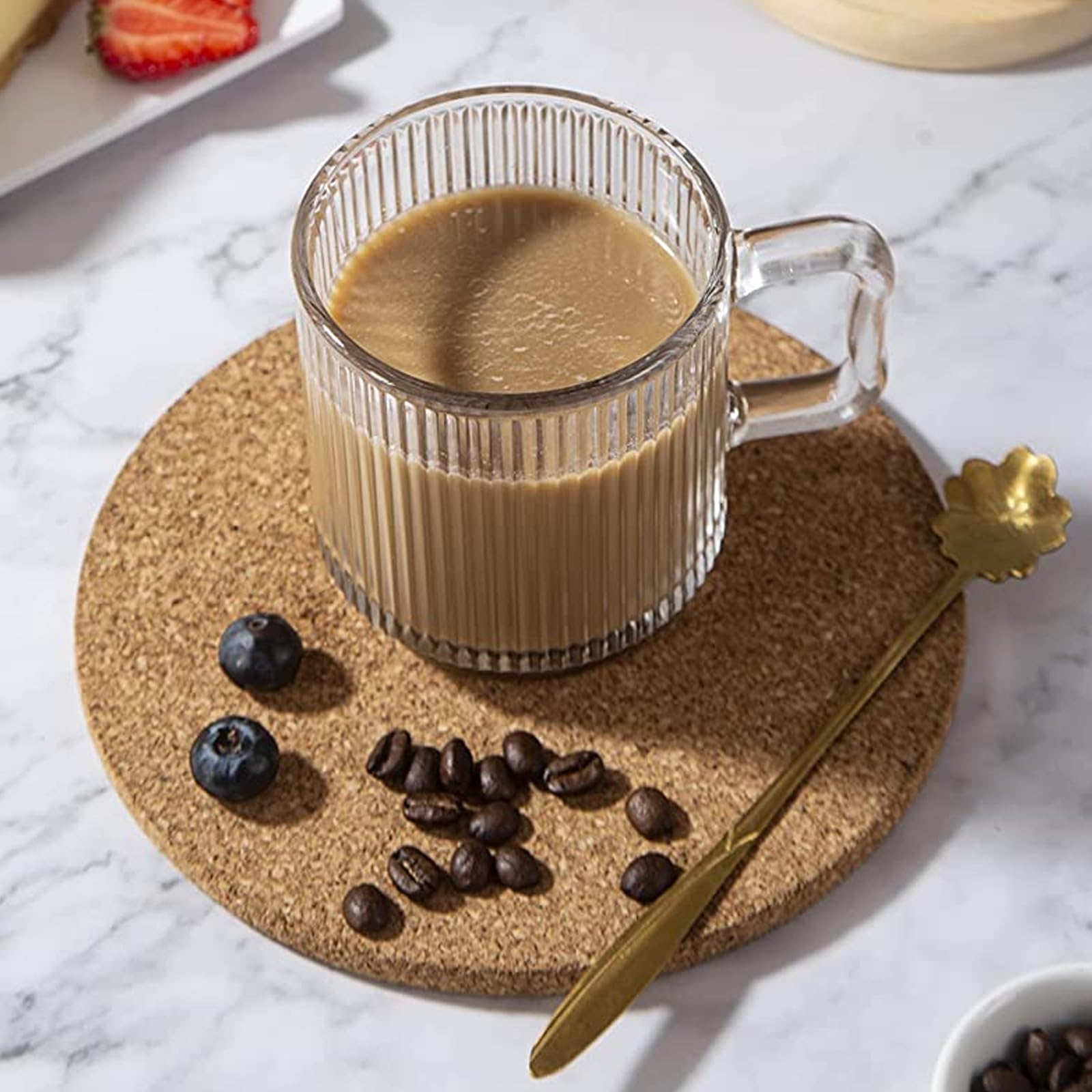 D.M DESIGN·MASTER 12oz mug suitable for hot or cold beverages, espresso to tea.