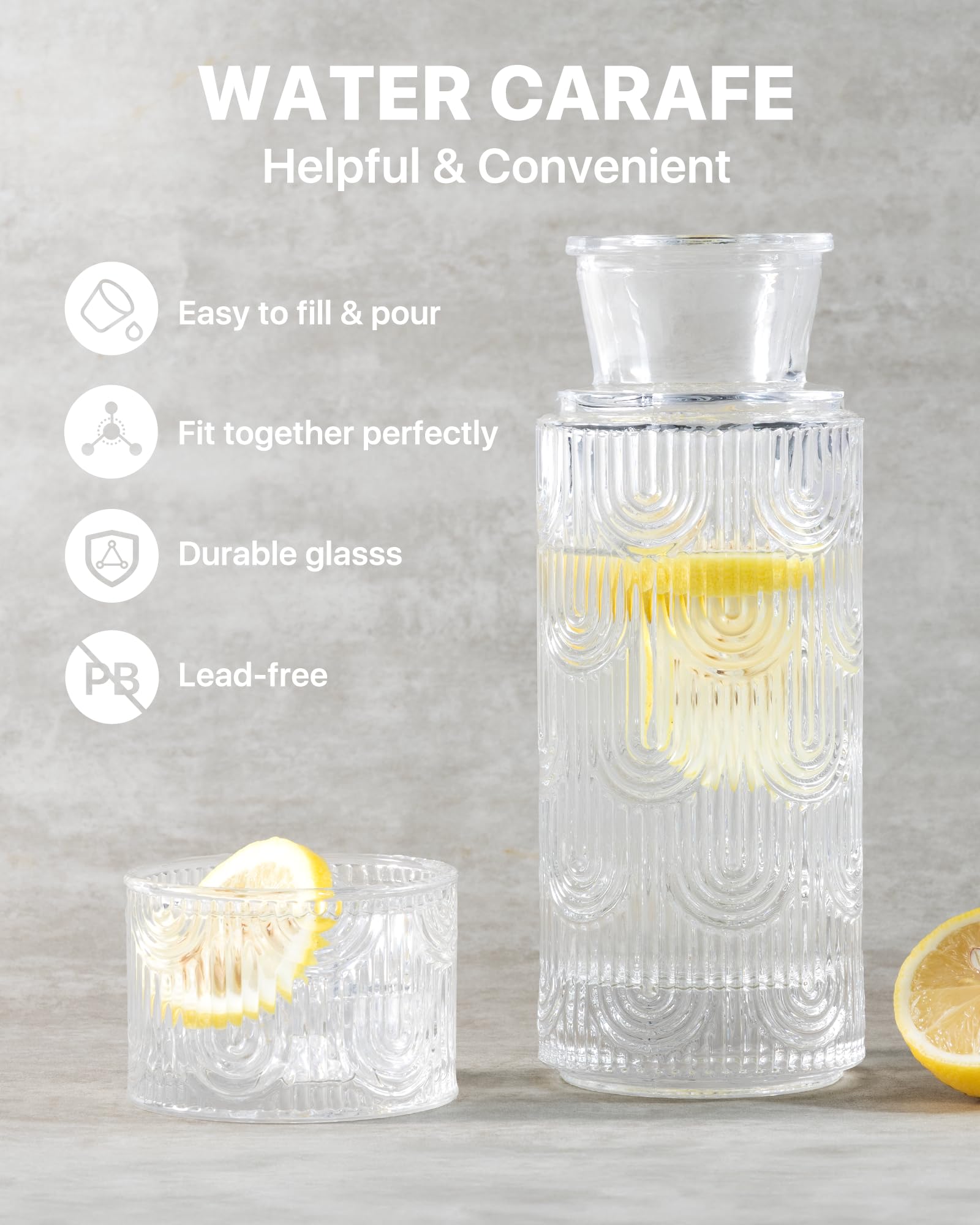 DmmyAlzx infusion-ready carafe lets you flavor water with fruits.