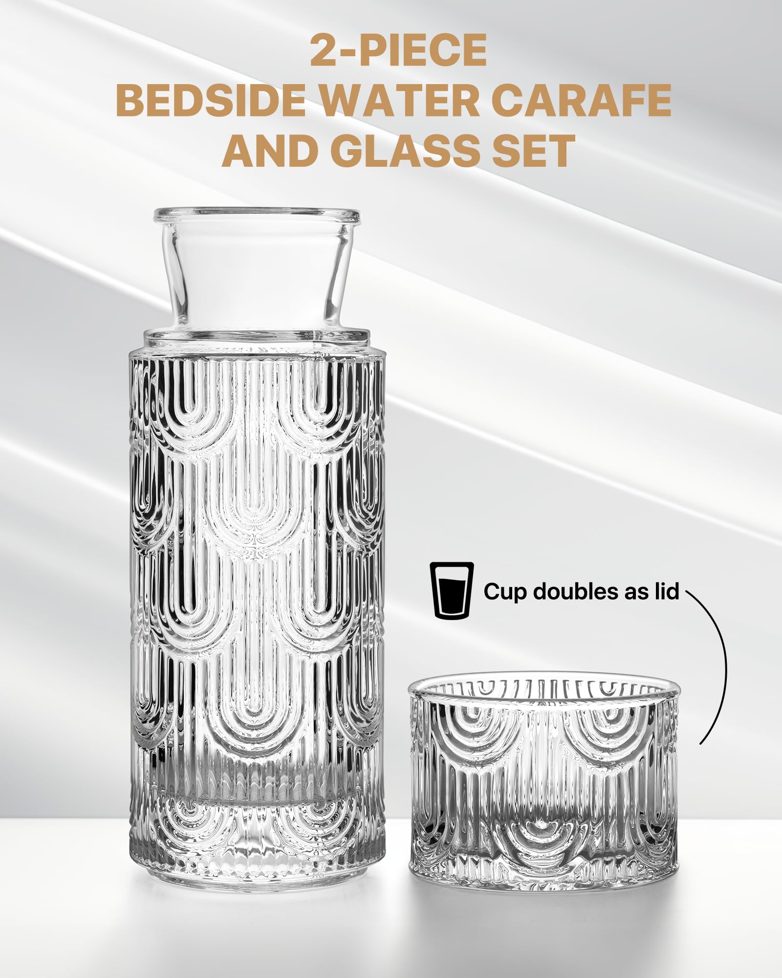DmmyAlzx kitchen-and-bedside hydration set blends style and practicality.