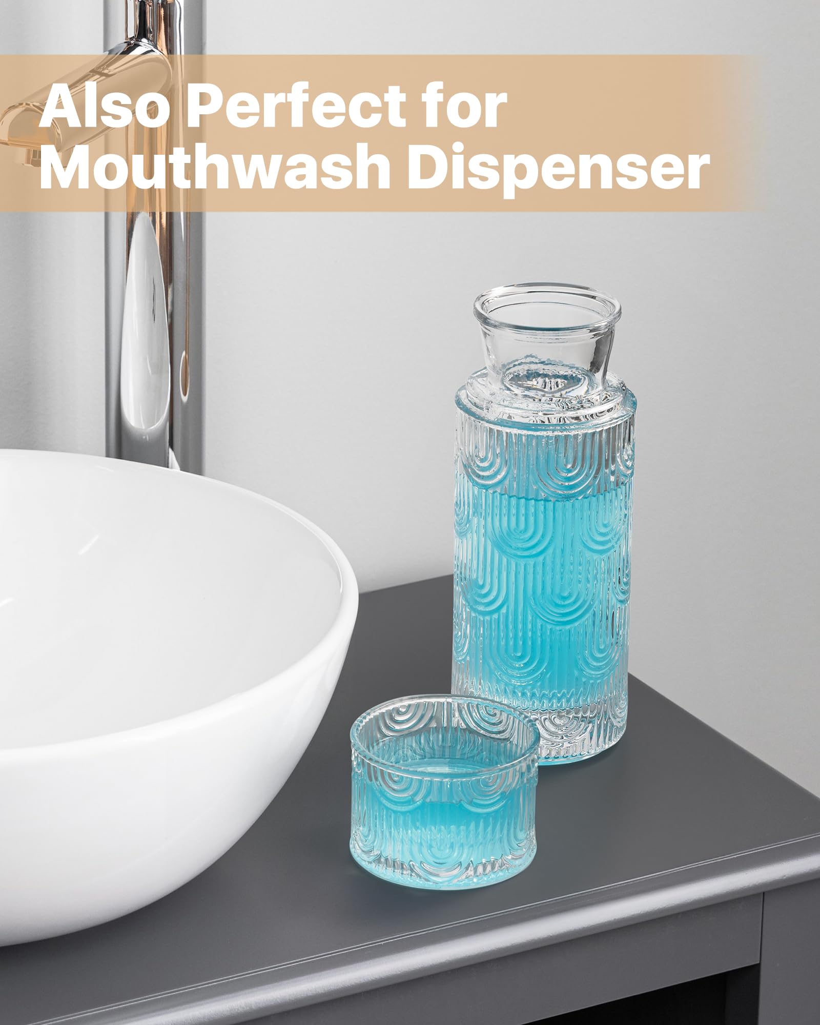DmmyAlzx mouthwash-friendly bottle alternative for bathroom convenience.