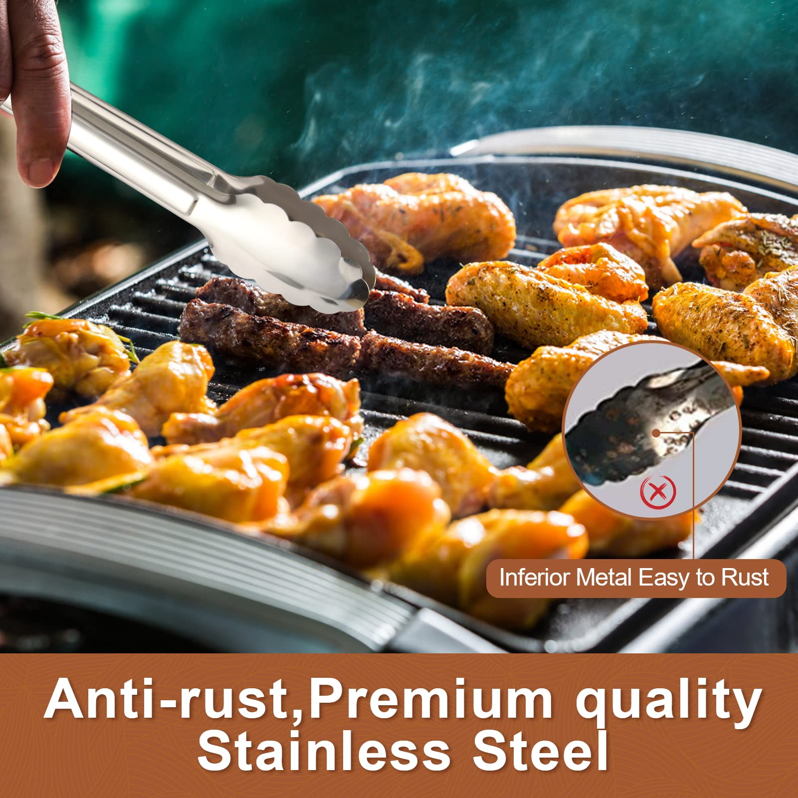 Dmoera buffet tongs ideal for catering and parties, easy to serve salads and desserts.
