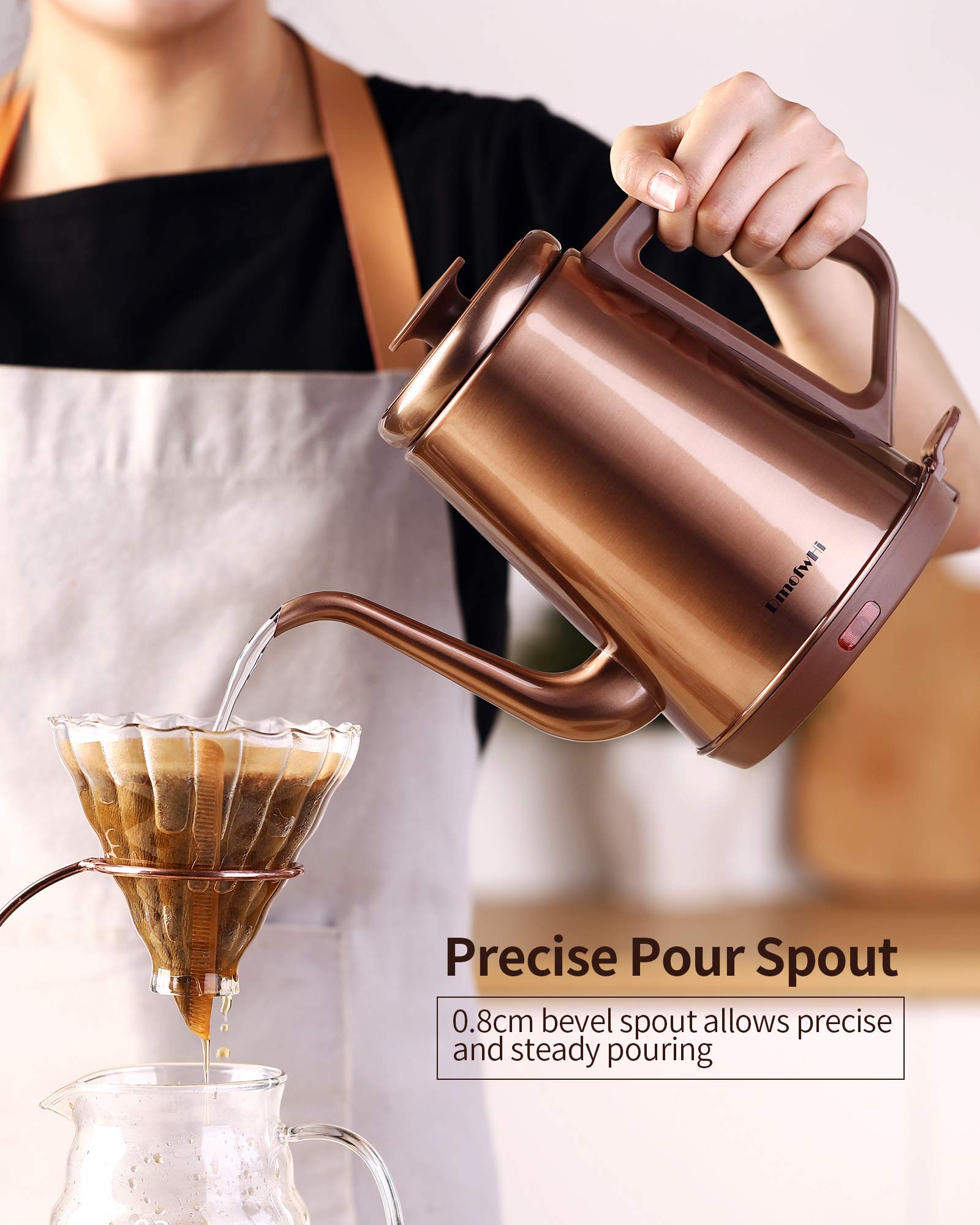 DmofwHi 304 stainless steel interior ensures durable, pure water for beverages.