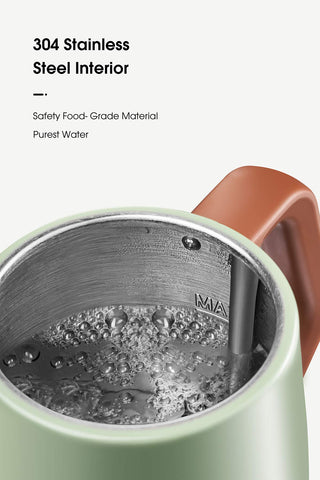 DmofwHi boil-dry protection automatically shuts off for safe use.