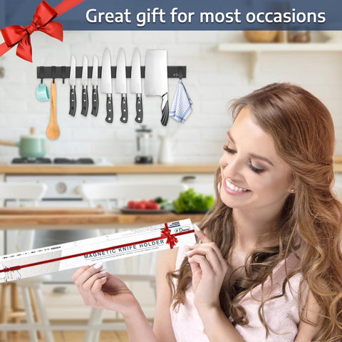 Dmore gift-ready knife holder is ideal for cooks and hobbyists.