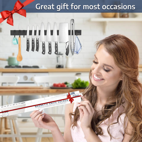 Garage or workshop use holds knives and tools securely with Dmore