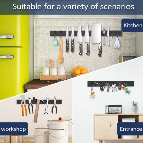 Screw-mounted option adds security for heavier utensils on the Dmore rack
