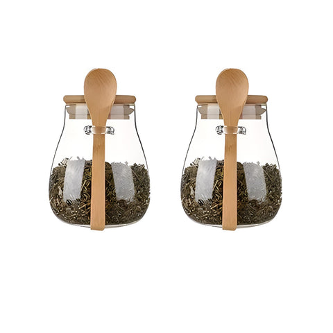 DNIENKGE airtight jars with wide mouths for easy pantry organization