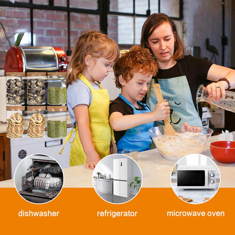DNIENKGE cereal jar offers crystal clarity and convenient storage for breakfast staples.