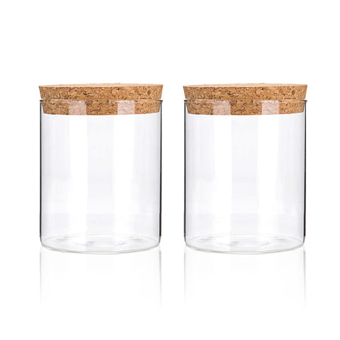 DNIENKGE coffee beans jar with cork lid preserves aroma and keeps pantry tidy.