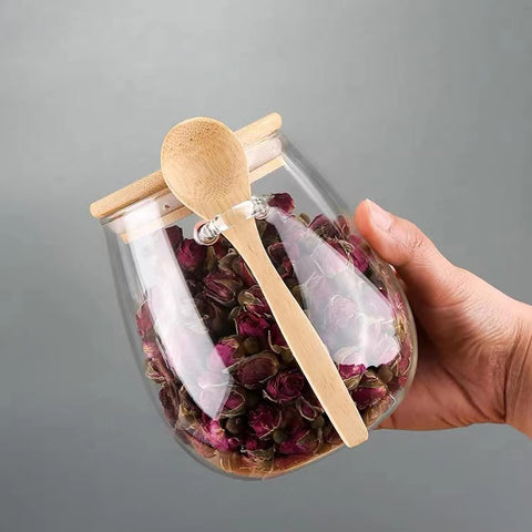 DNIENKGE kitchen organization with transparent containers