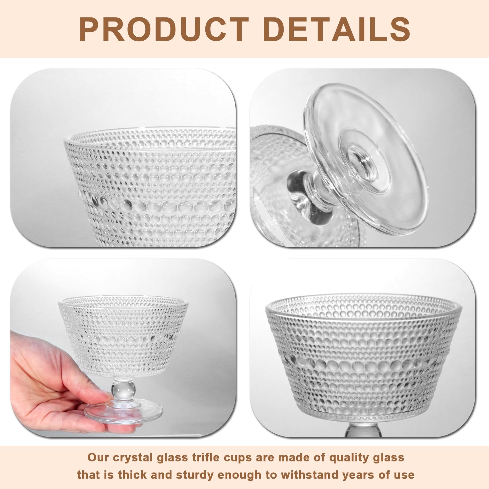 DNIENKGE heavy-weighted base keeps bowls stable on any surface.