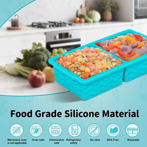 Doasuwish large 2-cup tray designed for freezing soups and stews efficiently.