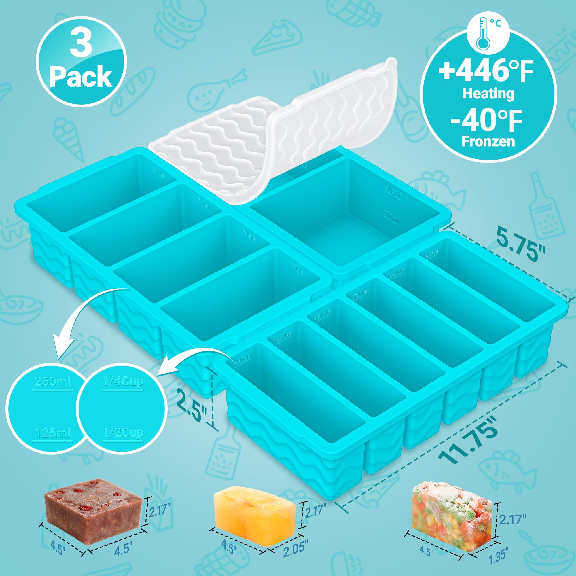 Doasuwish leak-proof lid seals flavor and prevents odor transfer.