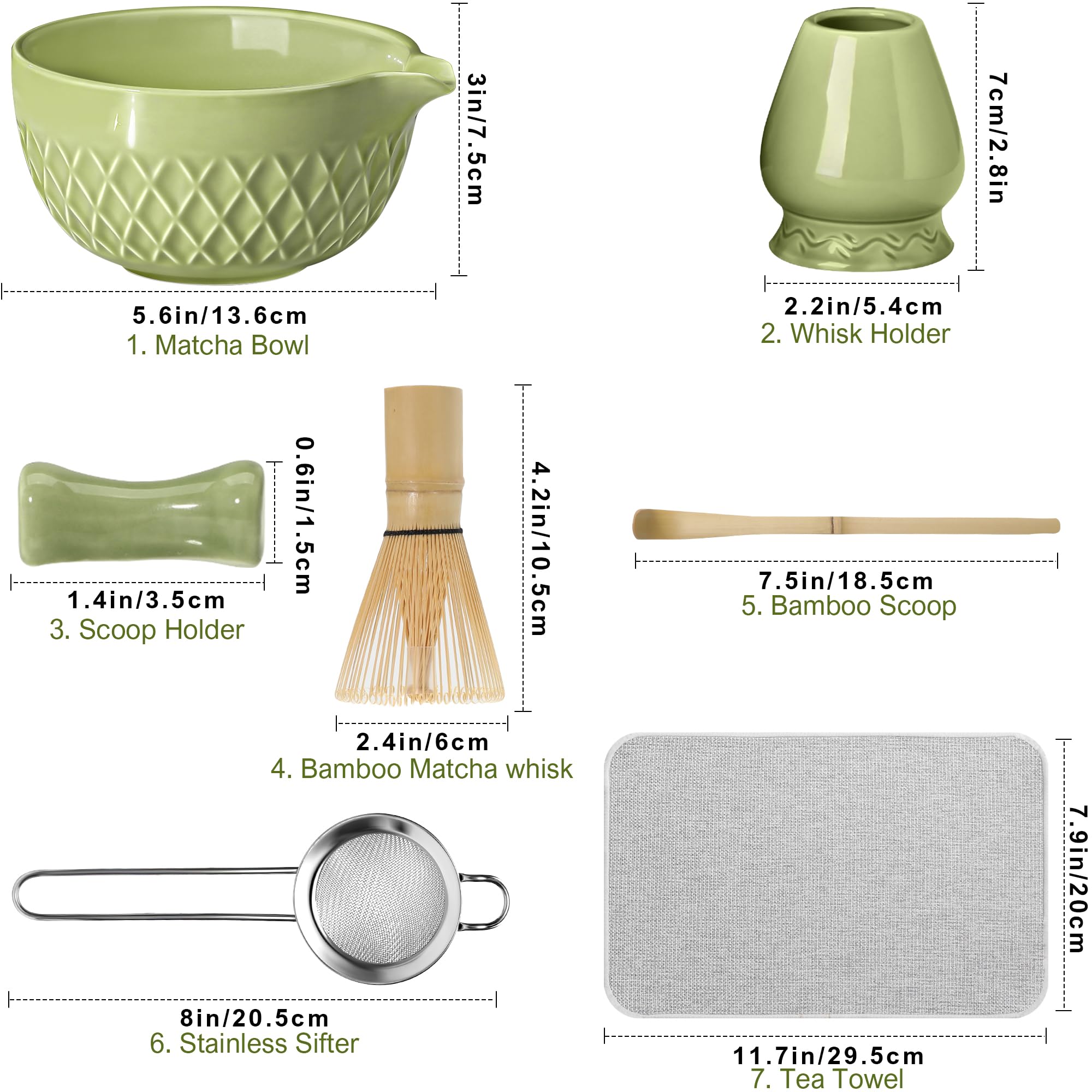 Doasuwish deluxe gift box contains the full 7-piece set