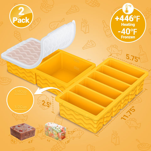 Doasuwish oven-safe-up-to-446f tray shows versatility from freezer to oven.