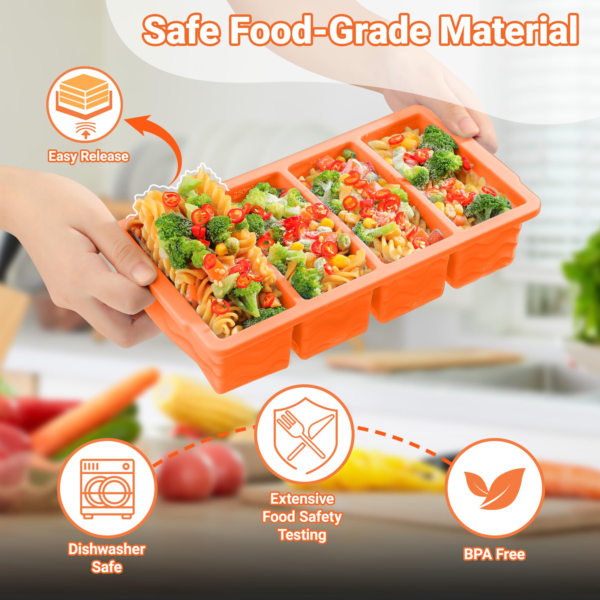 Doasuwish tray with reinforced stainless steel rim for durability.
