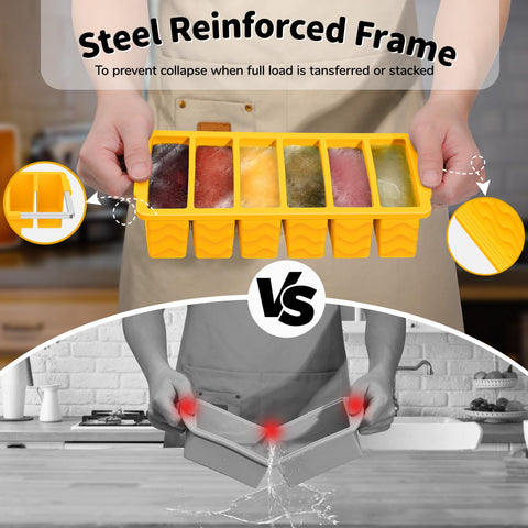 Doasuwish stainless-steel-rim tray demonstrates durable, shape-holding storage.