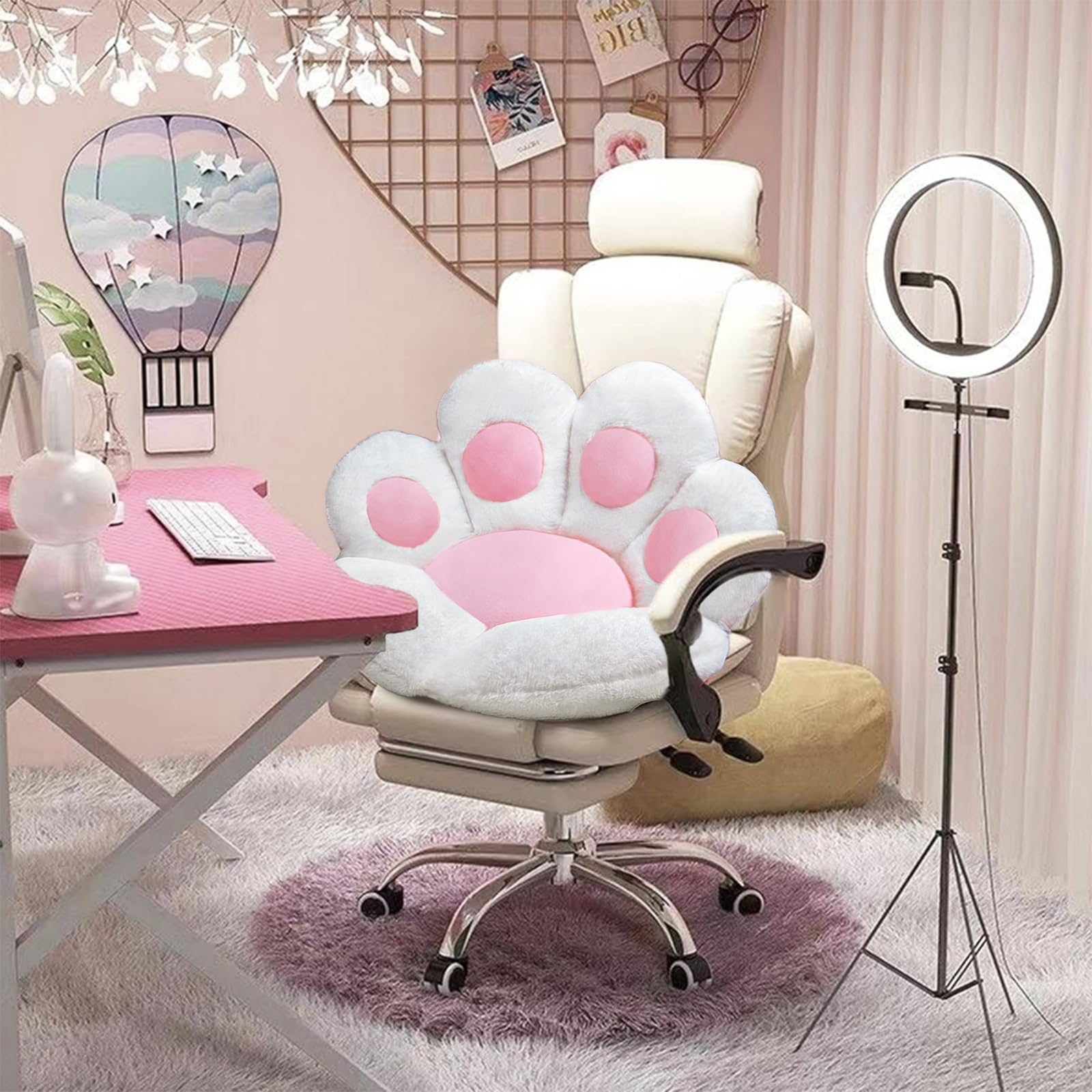 DOBUONO 28x24 inch cushion fits chairs and seats.