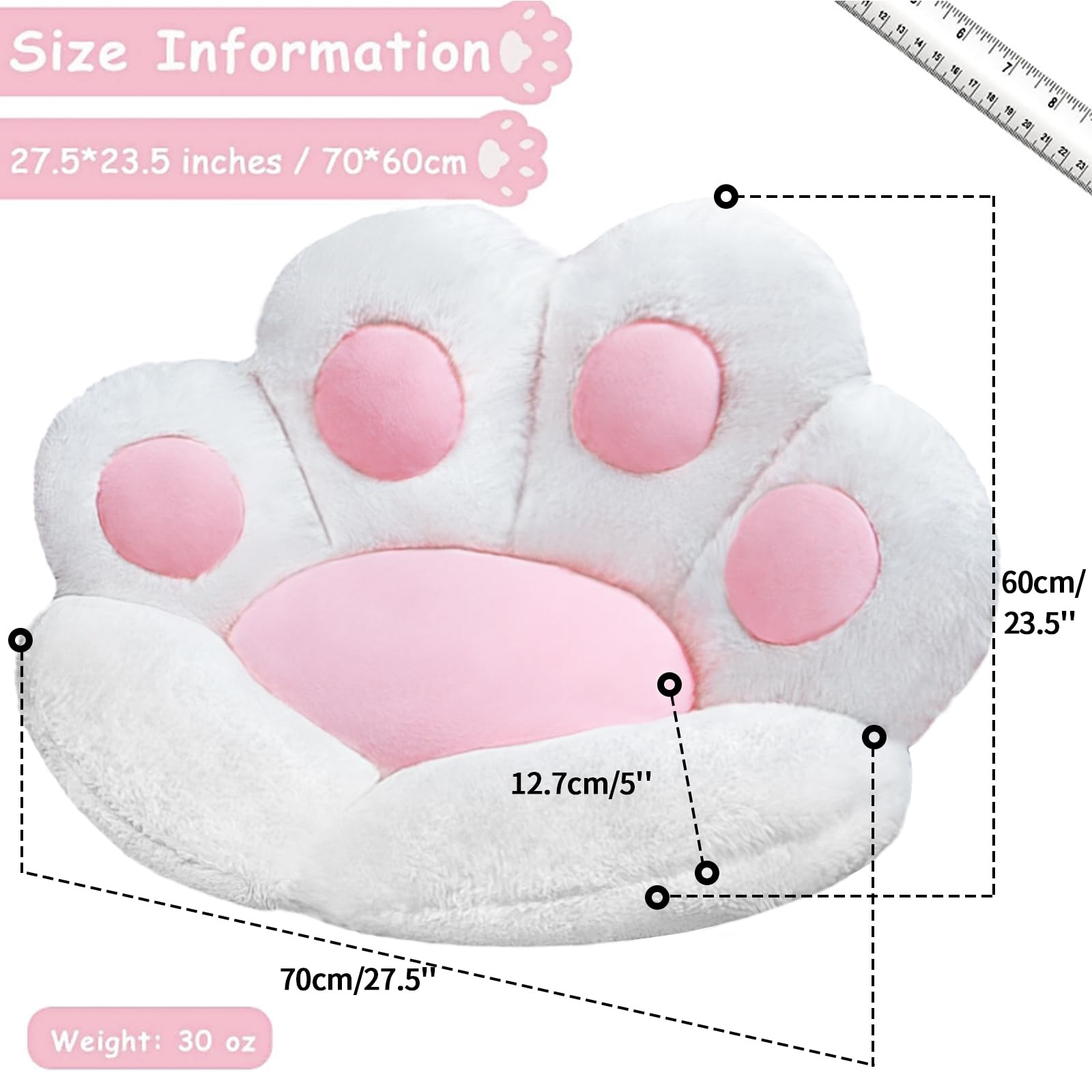 DOBUONO non-slip bottom keeps cushion in place during use.