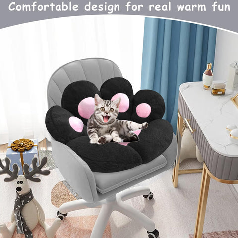 DOBUONO kawaii chair cushion enhances desk setup with soft, skin-friendly plush material.