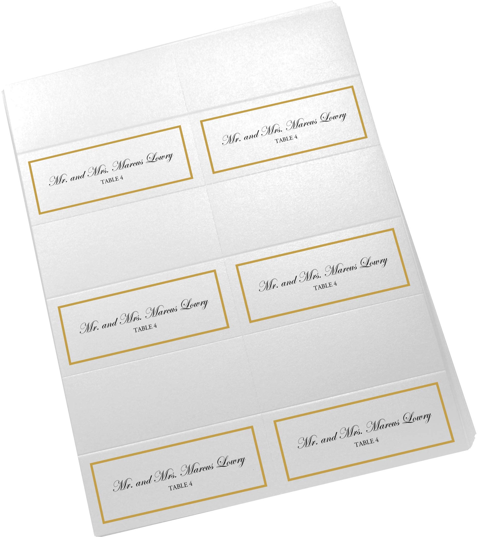 Documents and Designs 80lb stock supports laser and inkjet printing with durable results