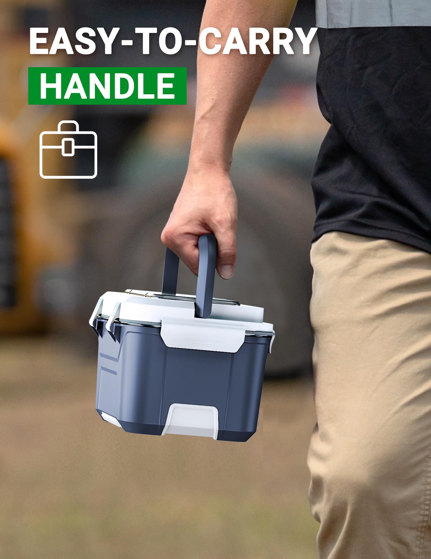 Docusvect Rechargeable Lunch Box leak-proof lid ensures spill-free transport