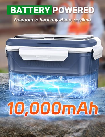 Docusvect Rechargeable Lunch Box lid seal for mess-free transport