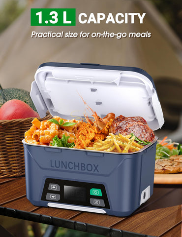 Docusvect Rechargeable Lunch Box smart timing highlights preheating convenience