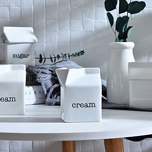 dodococa milk-carton cream jug displayed on a brunch table