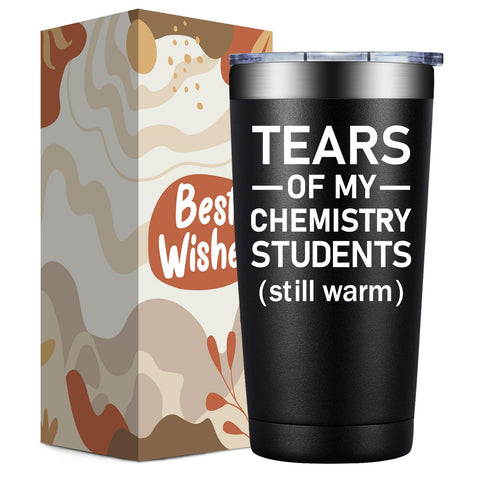 DOEARTE chemistry teacher gifts tumbler, ideal for classroom gifting and daily hydration.