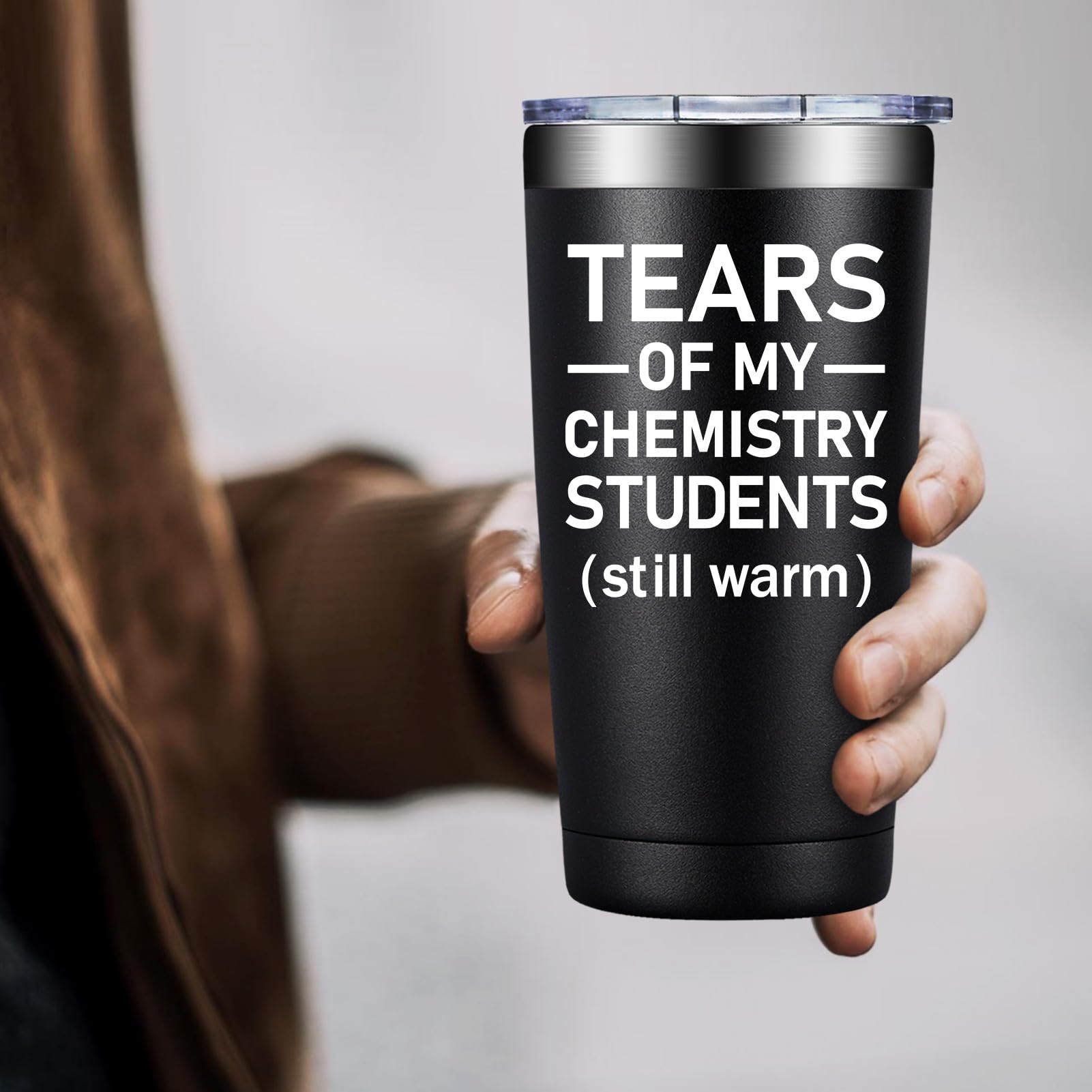 DOEARTE classroom coffee tumbler keeps beverages warm during long seminars.