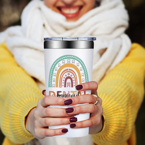 DOEARTE insulated design preserves hot or cold beverages during shifts