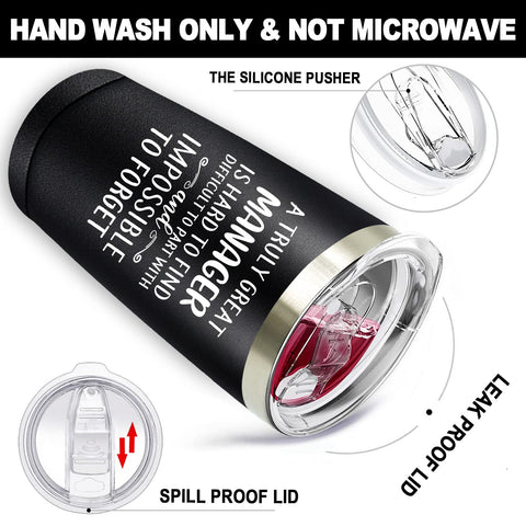 DOEARTE 20oz tumbler gift-ready packaging communicates thoughtful appreciation.