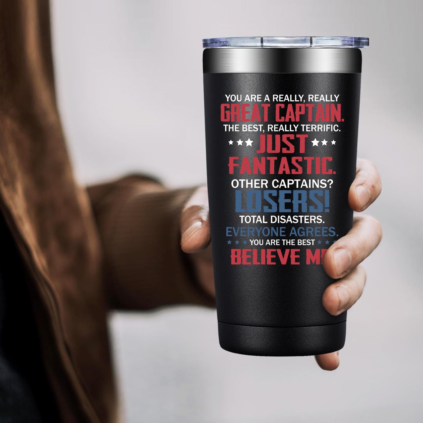 DOEARTE tumbler with true love floats phrase adds playful charm