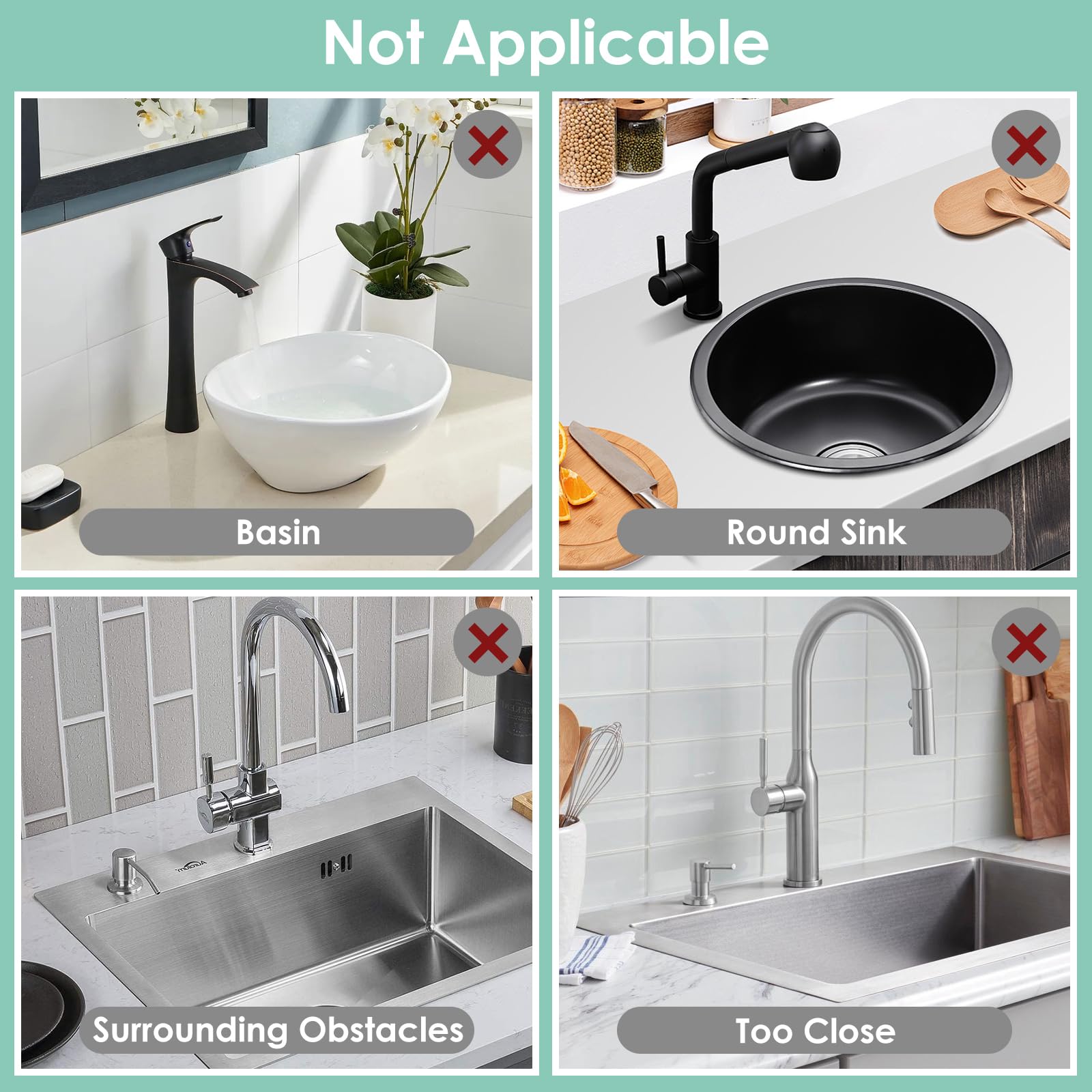 Doeklpo dish soap holder mat keeps sponges organized and dry.