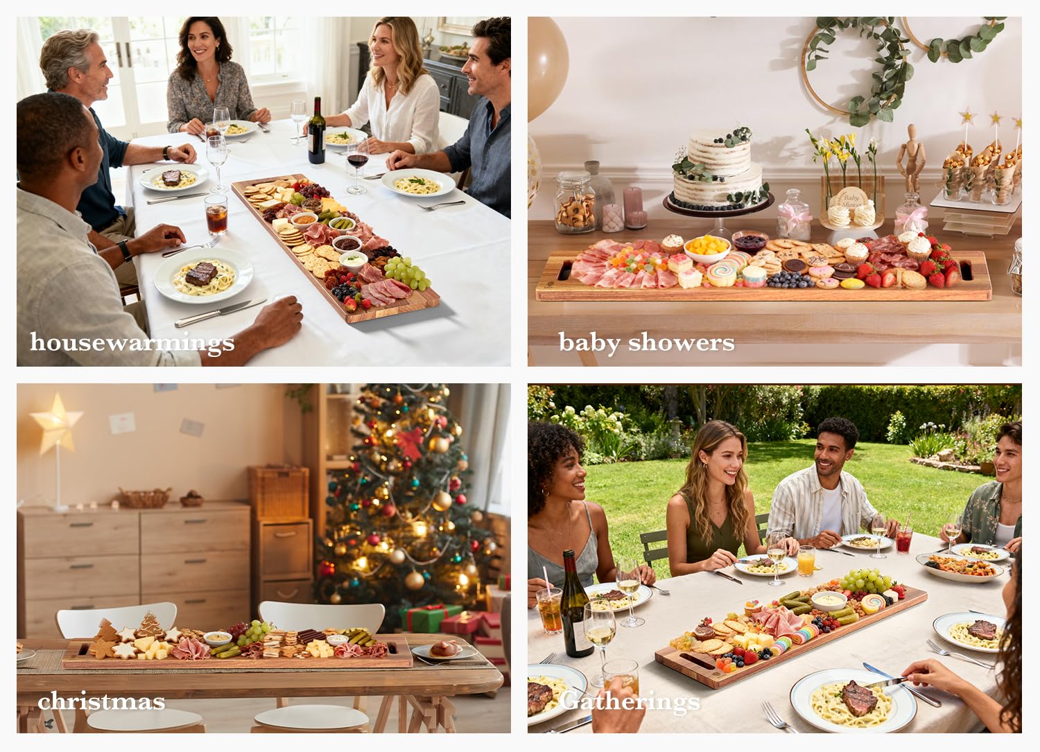 Dofira 32-inch charcuterie board ideal for gatherings and brunches