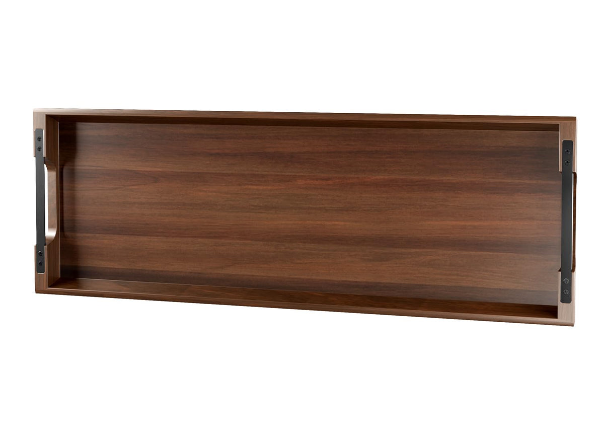Dofira 36-inch acacia board, top view, ideal for large cheese and meat platters.
