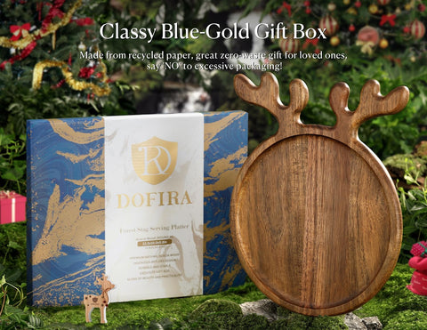 Dofira acacia wood grain smooth finish highlights durability and food-friendly surface.