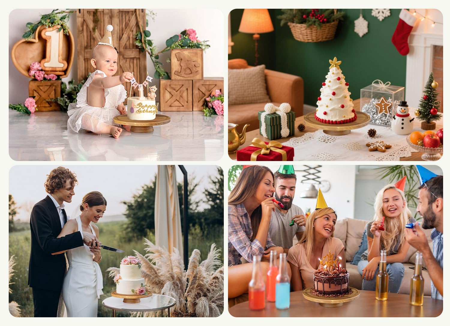 Dofira charcuterie-ready stand is ideal for parties and gatherings.